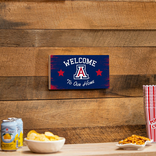 Team Sports America Classic - University of Arizona Wood Wall Sign, 6x11