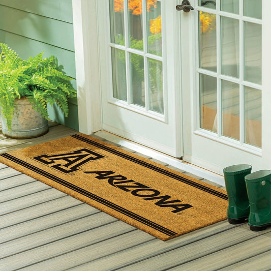 Team Sports America Essential - University of Arizona Extra Large One Color Coir Mat, 60"x24"