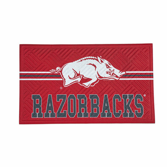Team Sports America Classic - Embossed Mat, Cross Hatch, University of Arkansas