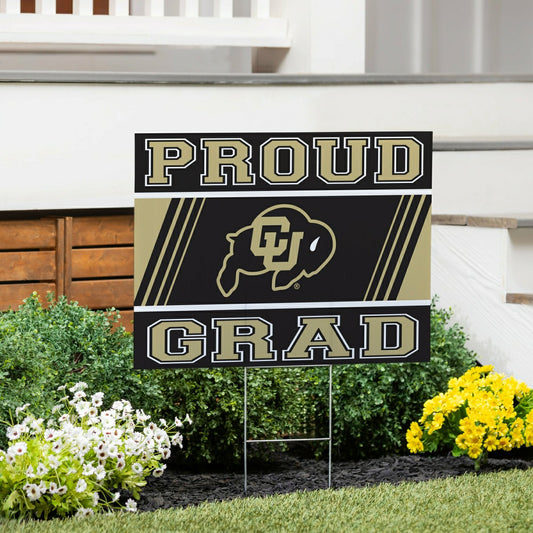 Team Sports America Value - University of Colorado Coroplast Yard Sign Graduate