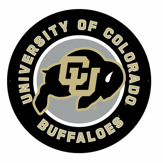 Team Sports America Value - LED Wall Decor, Round, University of Colorado