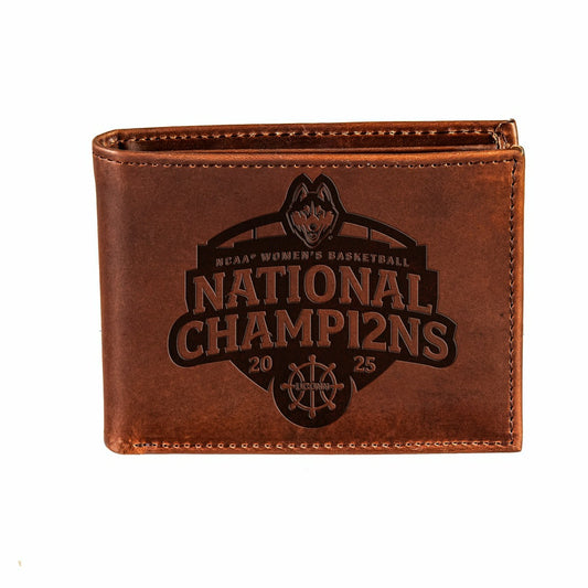 Team Sports America Recommended - University of Connecticut, Womens NCAA Basketball Champions Wallet, Bi