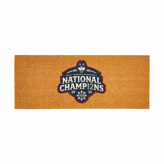 Team Sports America Exclusive - University of Connecticut, Womens NCAA Basketball Champions Extra Large Full Color Coir Mat, 60"x24"