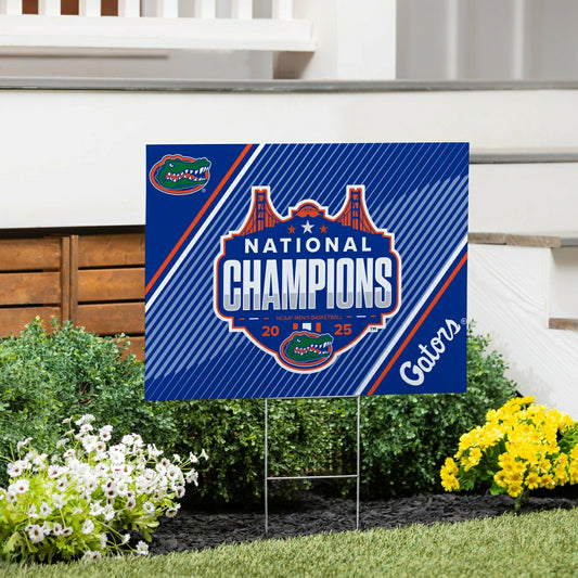 Team Sports America Best Seller - University of Florida, Mens NCAA Basketball Champions Cororplast Yard