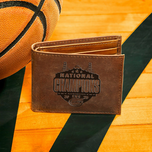 Team Sports America Value - University of Florida, Mens NCAA Basketball Champions Wallet, Bi-fold,