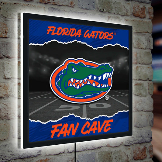 Team Sports America Trending - University of Florida 23"H x 23"L LED Wall Decor, Edgelite, Square