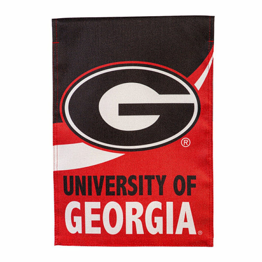 Team Sports America Value - University of Georgia Burlap Flag GDN Size