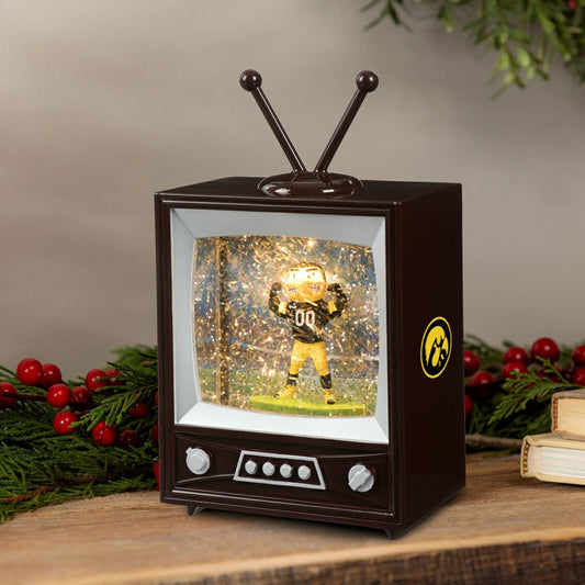 Team Sports America Classic - University of Iowa Vintage TV Water Lantern