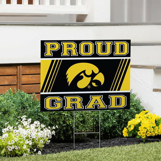 Team Sports America Everyday - University of Iowa Coroplast Yard Sign Graduate