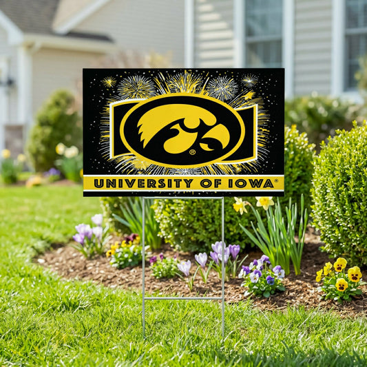 Team Sports America Classic - University of Iowa Yard Sign, Patriotic