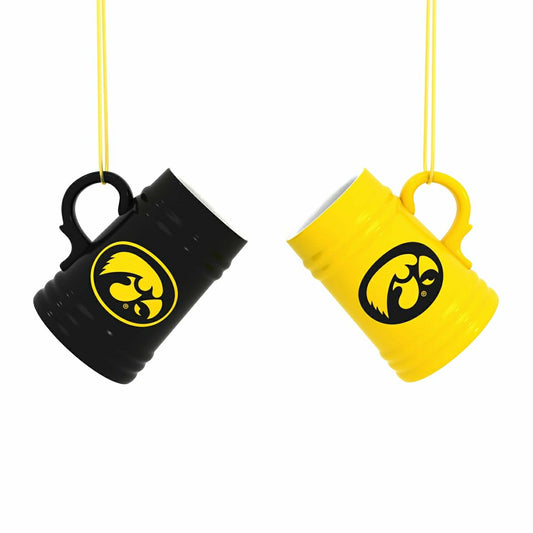 Team Sports America Everyday - University of Iowa Ceramic Mini Stein, 3oz, set of 2