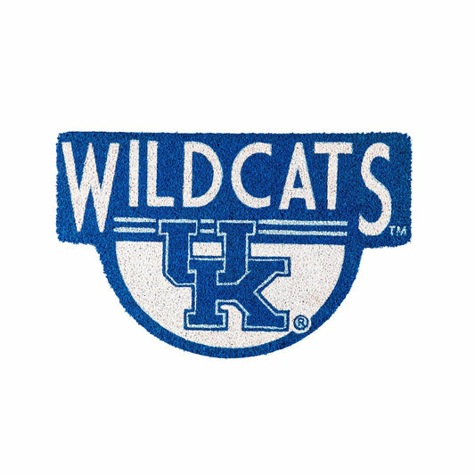 Team Sports America Recommended - NCAA Team Shaped Coir Door Mat, Kentucky Wildcats