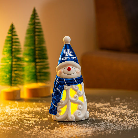 Team Sports America Signature - University of Kentucky Snowman LED Statuary, 8"
