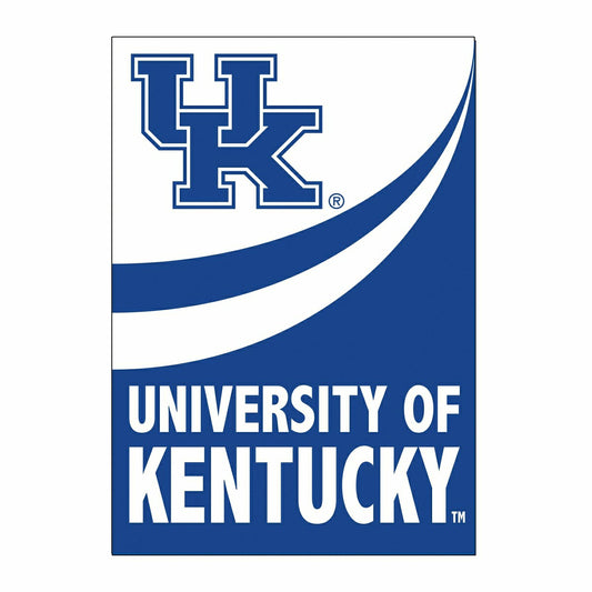 Team Sports America Trending - University of Kentucky Burlap Flag House Size