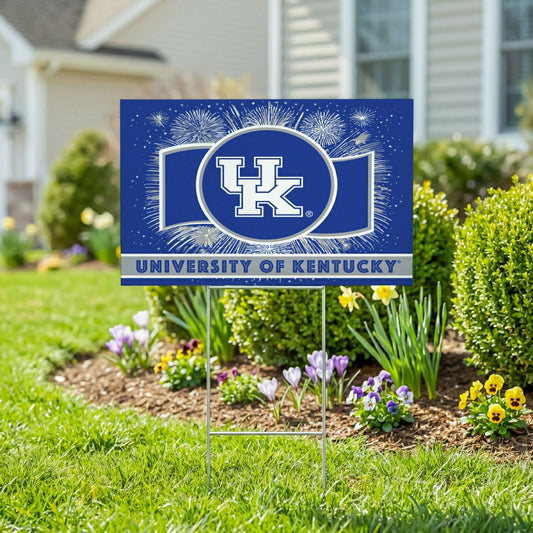 Team Sports America Exclusive - University of Kentucky Yard Sign, Patriotic