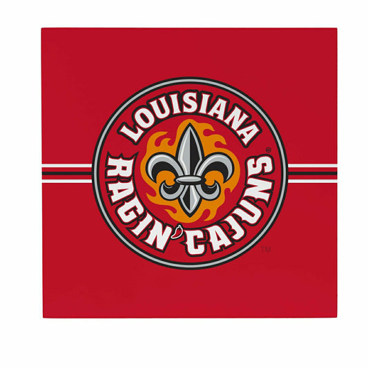 Team Sports America Recommended - Louisiana at Lafayette University Wood Wall Sign, 12x12