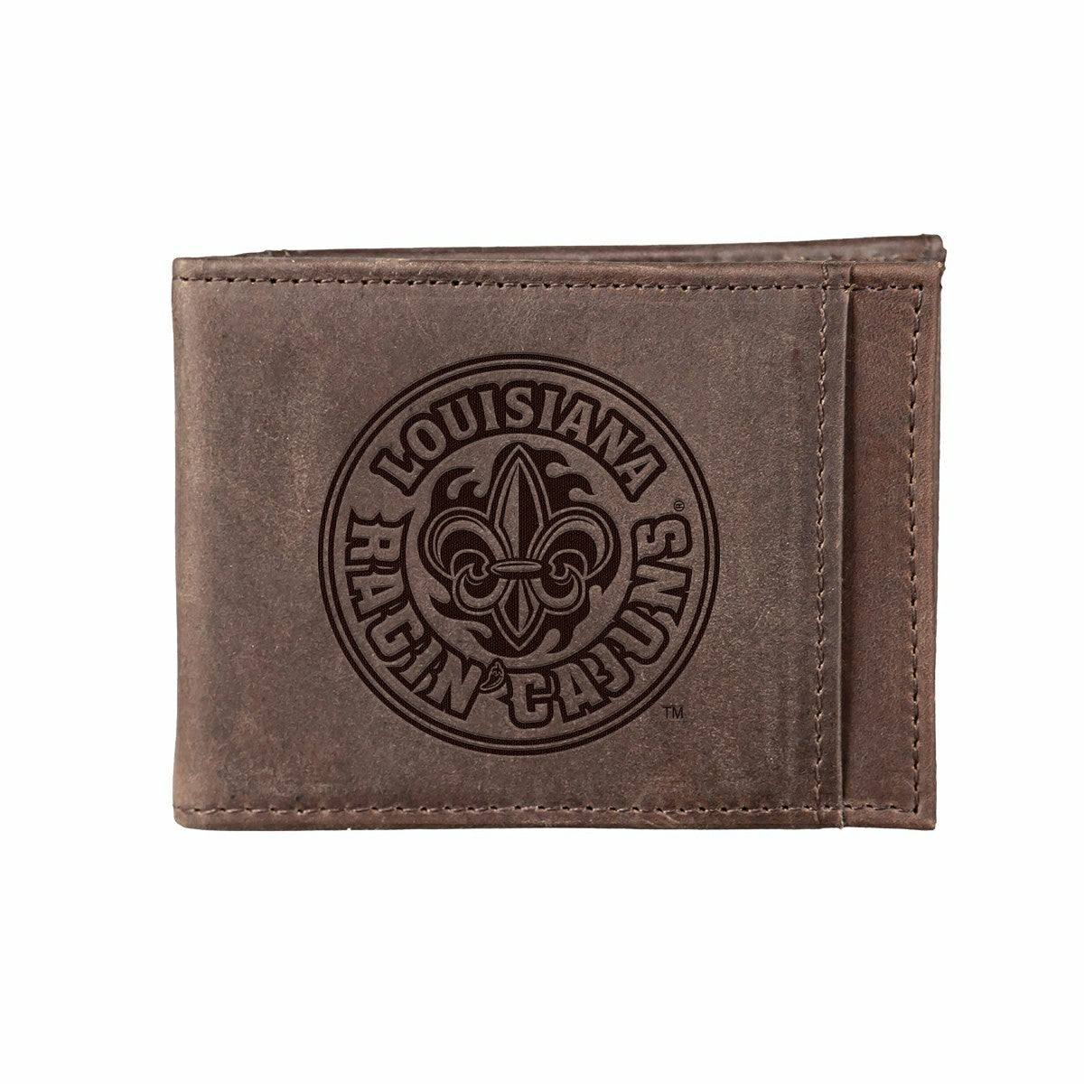 Team Sports America Signature - Front Pocket Wallet w/ RFID Blocking, University of Louisana at Lafaye