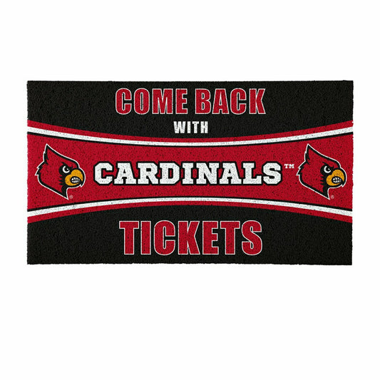 Team Sports America Trending - 28" x 16" PVC Trapper Mat, Come Back with Tickets, University of Louis