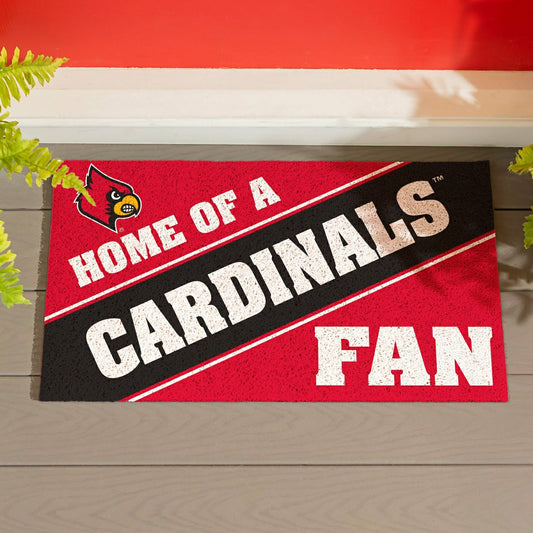 Team Sports America Classic - University of Louisville, PVC Mat COLOR, Home of a Fan