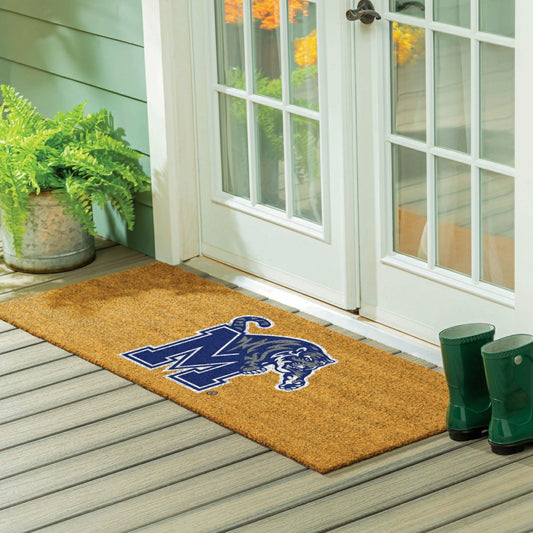 Team Sports America Classic - University of Memphis Extra Large Full Color Coir Mat, 60"x24"