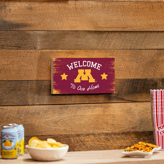 Team Sports America Value - University of Minnesota Wood Wall Sign, 6x11