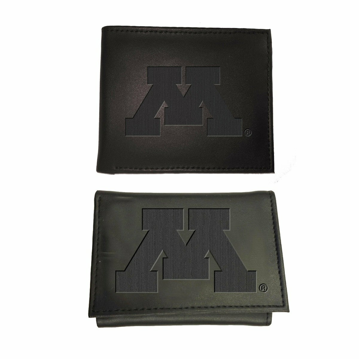 Team Sports America Classic - University of Minnesota, Bi-Fold and Tri-Fold Wallet Gift Set, Black