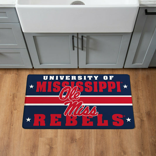 Team Sports America Best Seller - University of Mississippi Anti-Fatigue Mat, 18"x30"