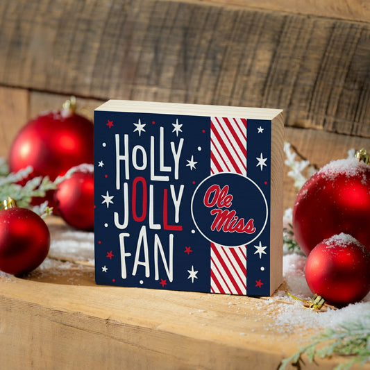 Team Sports America Trending - University of Mississippi Block, Holiday, 6x6