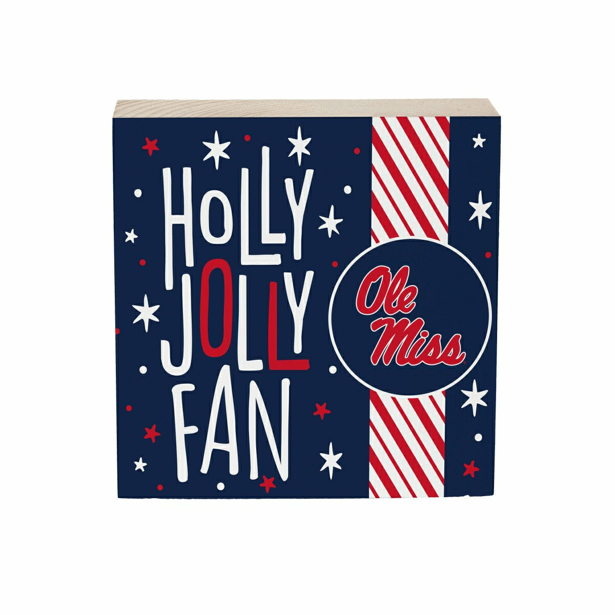 Team Sports America Trending - University of Mississippi Block, Holiday, 6x6