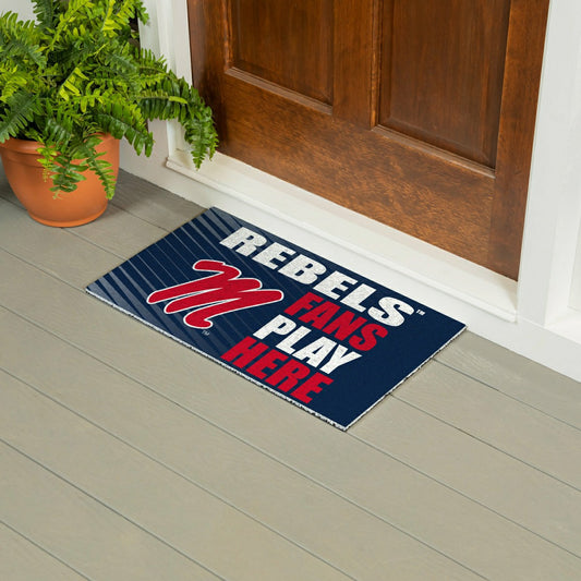 Team Sports America Essential - University of Mississippi Fan Mat, 28"x16"