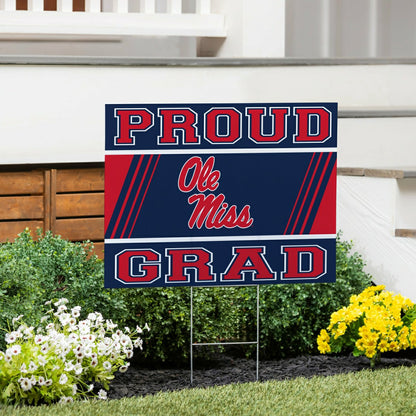 Team Sports America Value - University of Mississippi Coroplast Yard Sign Graduate