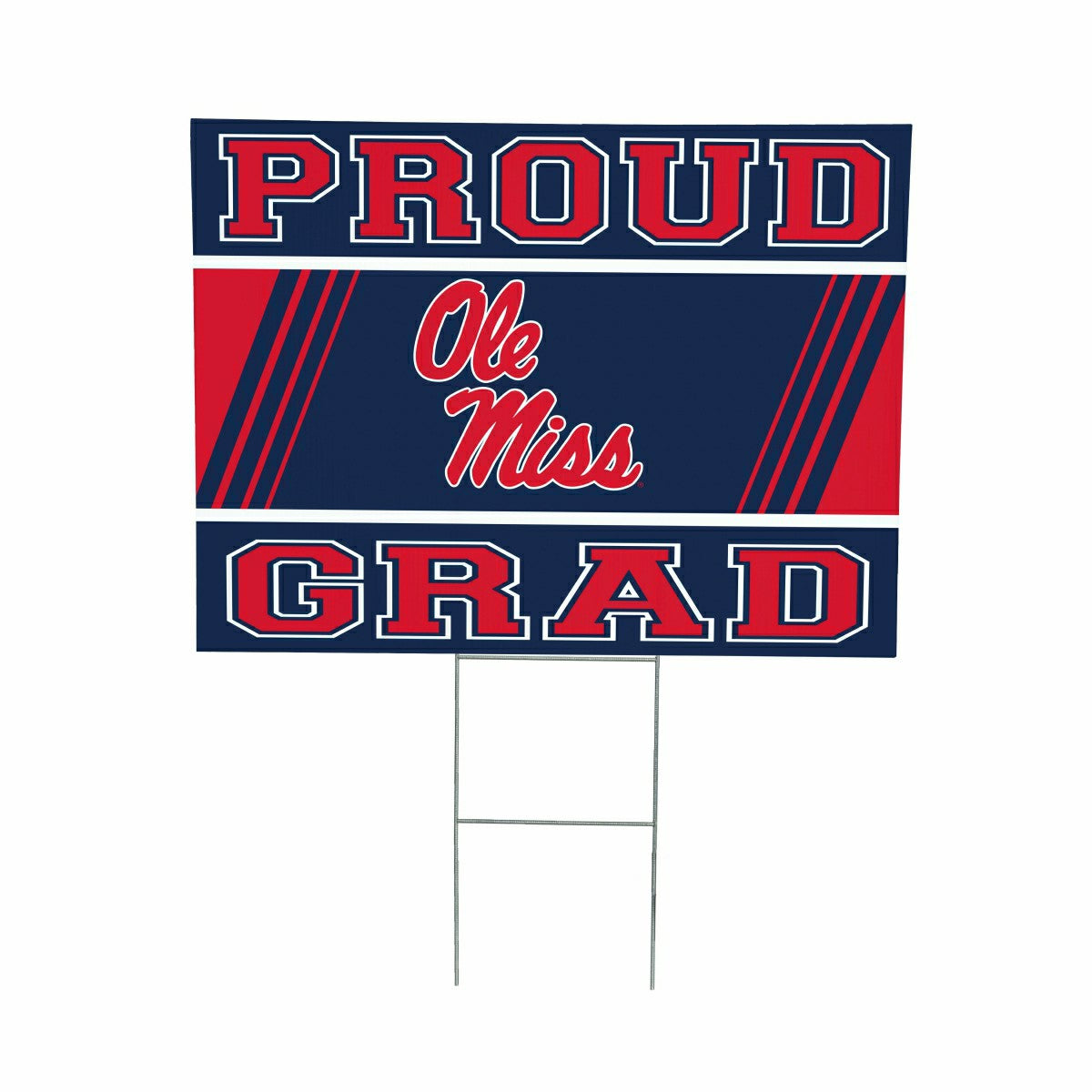 Team Sports America Value - University of Mississippi Coroplast Yard Sign Graduate