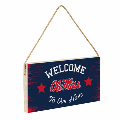 Team Sports America Recommended - University of Mississippi Wood Wall Sign, 6x11