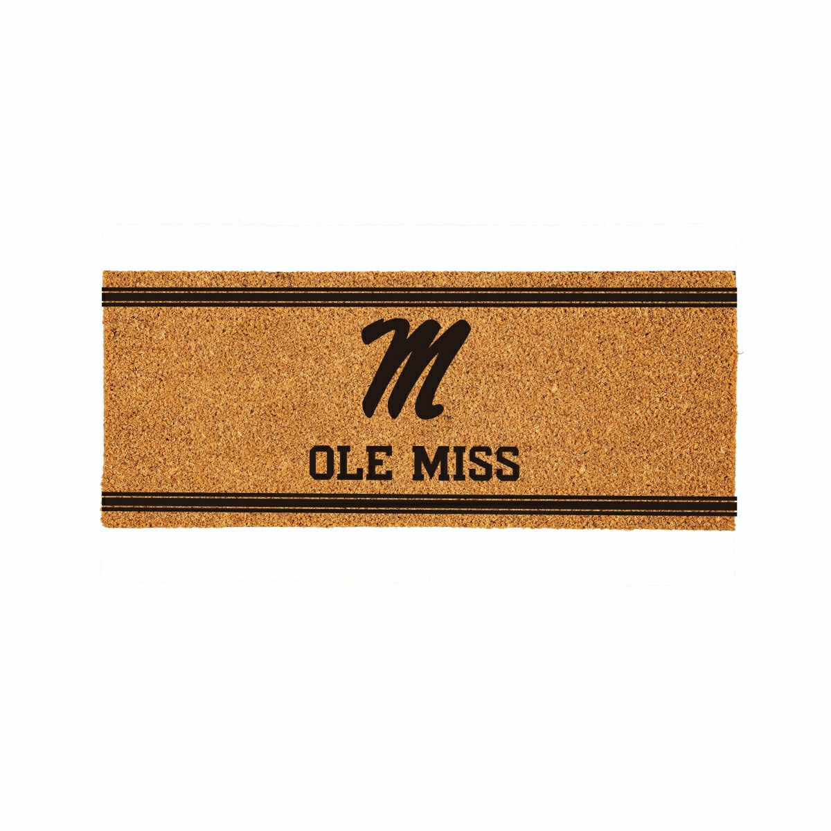 Team Sports America Exclusive - University of Mississippi Extra Large One Color Coir Mat, 60"x24"