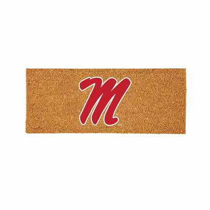 Team Sports America Signature - University of Mississippi Extra Large Full Color Coir Mat, 60"x24"