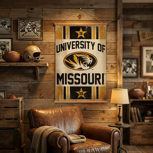 Team Sports America Value - University of Missouri, Canvas Wall Tapestry, Medium, 36x24
