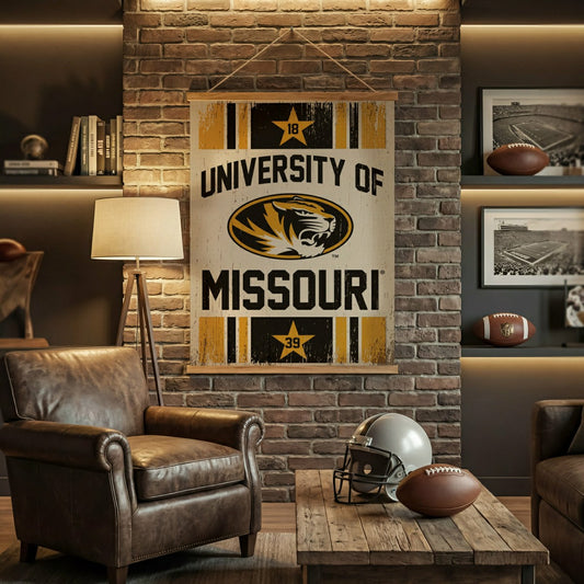 Team Sports America Trending - University of Missouri, Canvas Wall Tapestry, Large, 54x36