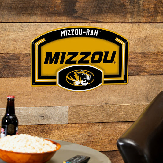 Team Sports America Trending - University of Missouri USA Embossed Steel Wall Sign, 11" x 17"
