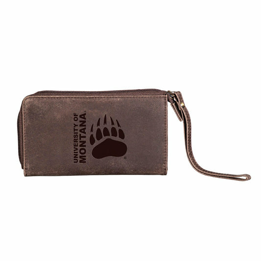 Team Sports America Best Seller - Wristlet Wallet, Brown, University of Montana