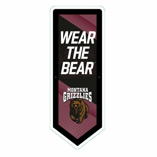 Team Sports America Essential - LED Wall Decor, Pennant, University of Montana