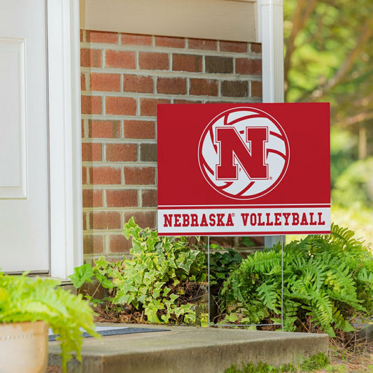 Team Sports America Classic - University of Nebraska Yard Sign, Volleyball