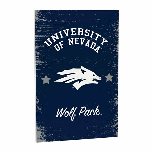 Team Sports America Exclusive - University of Nevada Wood Wall Sign, 16x24