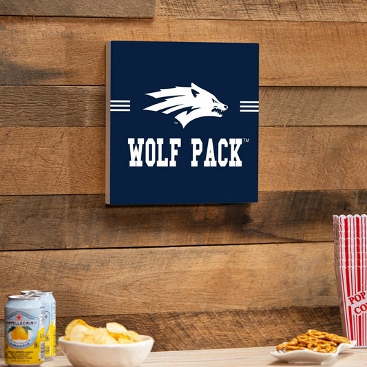 Team Sports America Essential - University of Nevada Wood Wall Sign, 12x12