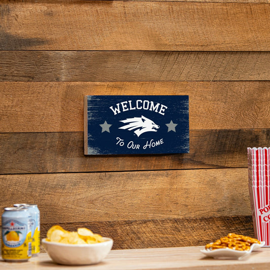 Team Sports America Everyday - University of Nevada Wood Wall Sign, 6x11