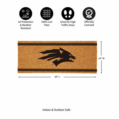 Team Sports America Value - University of Nevada Extra Large One Color Coir Mat, 60"x24"