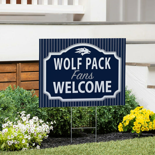 Team Sports America Signature - University of Nevada Coroplast Yard Sign, "Fans Welcome"
