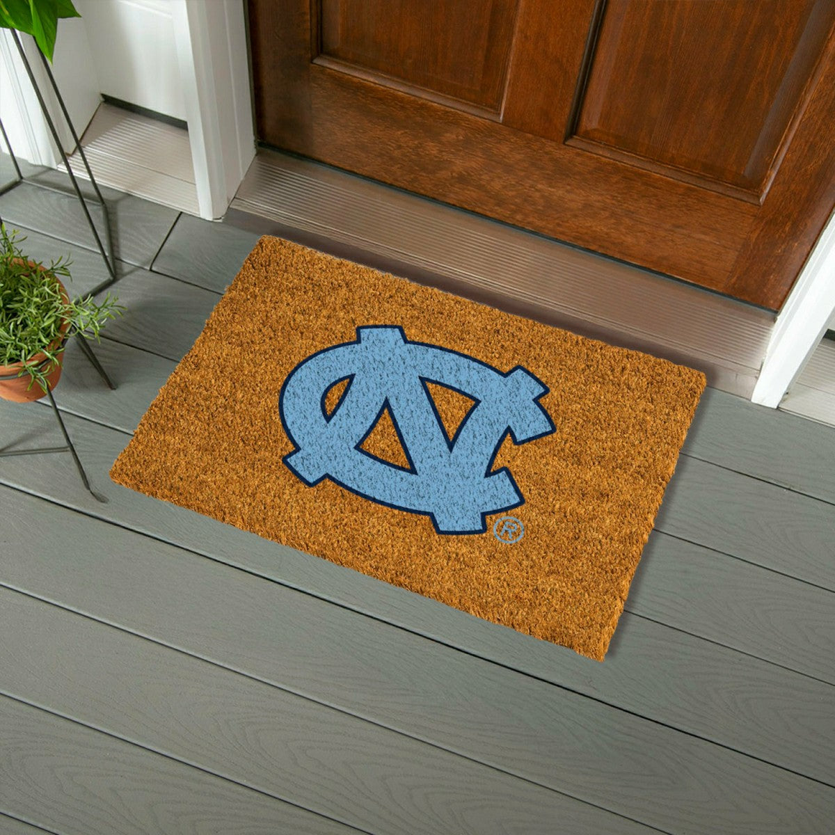 Team Sports America Best Seller - Coir Mat, 16"x28", University of North Carolina