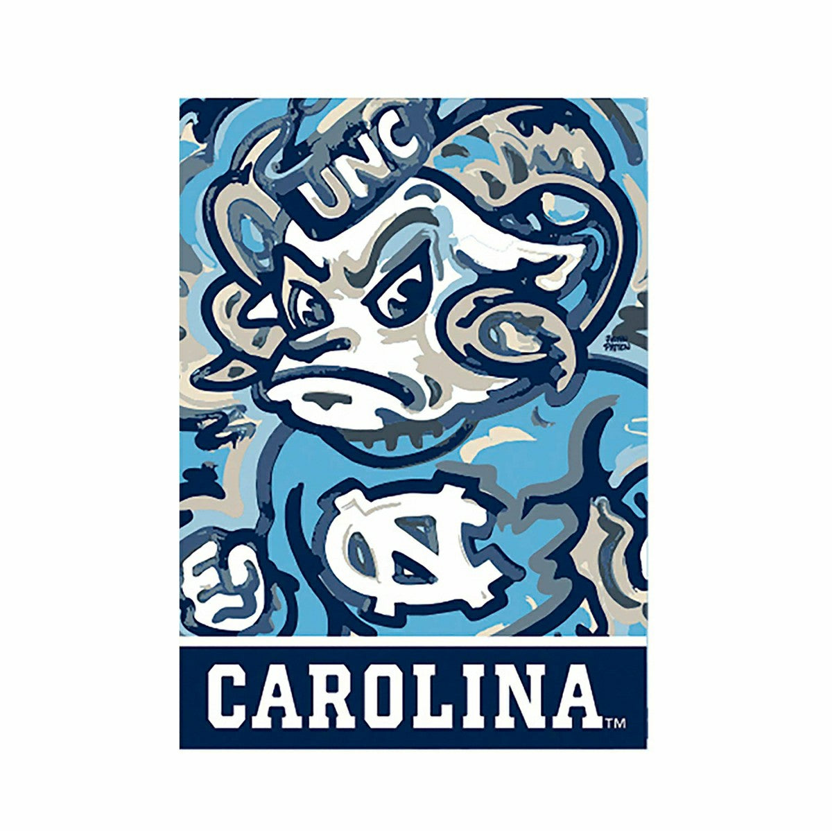 Team Sports America Signature - University of North Carolina, Suede GDN Justin Patten