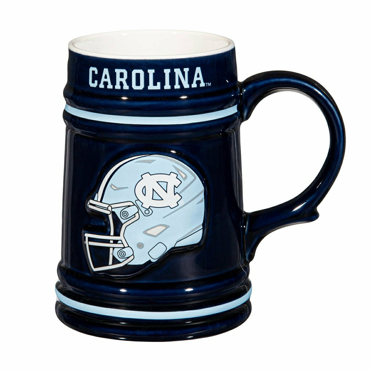 Team Sports America Everyday - University of North Carolina Ceramic Stein Cup, 24oz