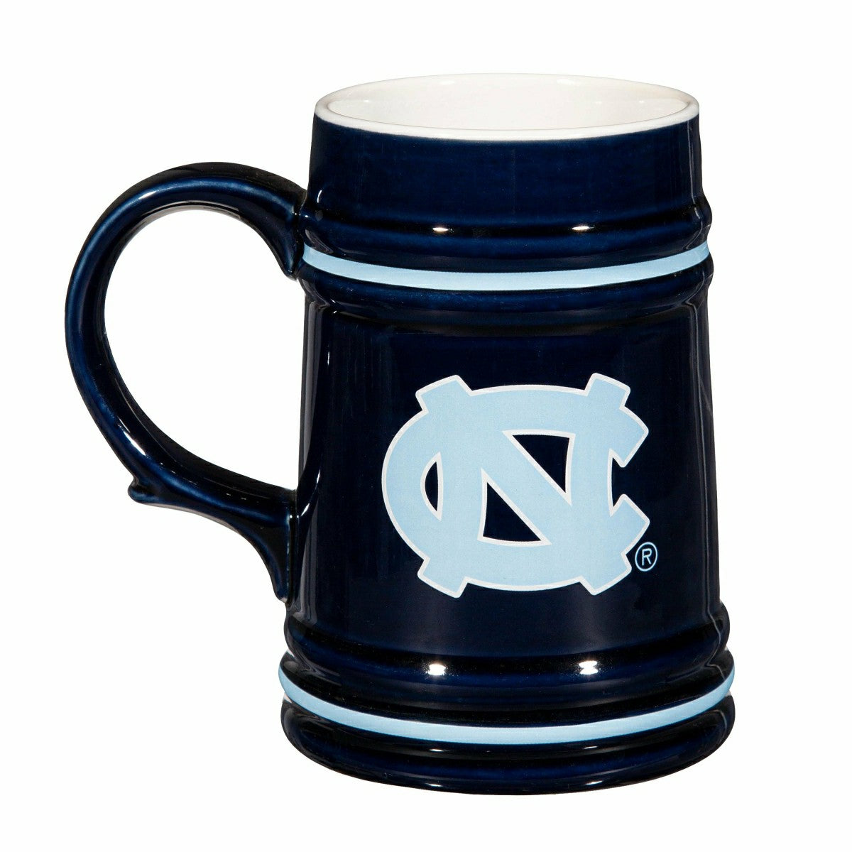Team Sports America Everyday - University of North Carolina Ceramic Stein Cup, 24oz